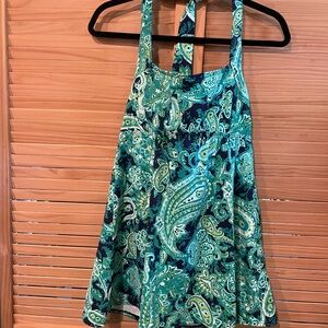 Lands End Dresskini swim top